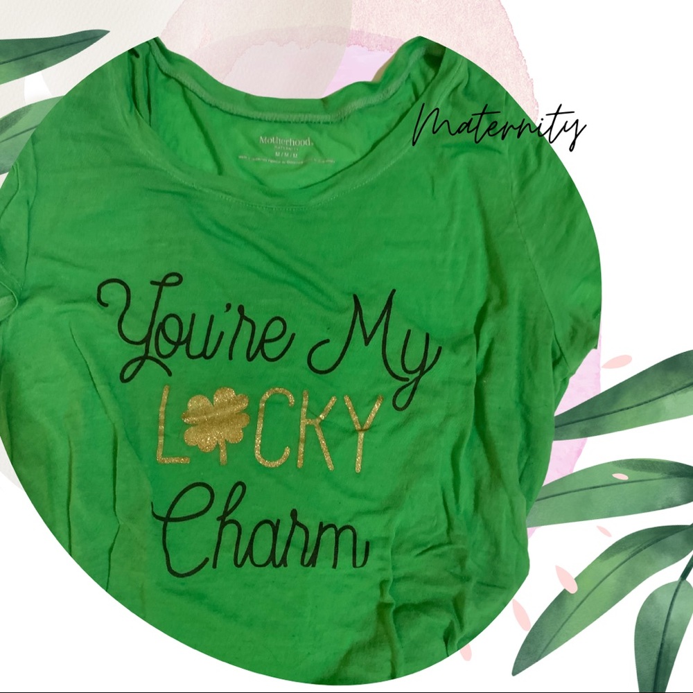 Maternity St. Patrick’s Day soft cotton tshirt